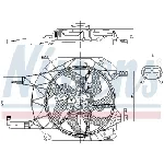 Ventilator, hlađenje motora NISSENS NIS 85883 IC-E5BC5F