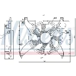 Ventilator, hlađenje motora NISSENS NIS 85884 IC-E3B297