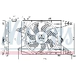 Ventilator, hlađenje motora NISSENS NIS 85890 IC-E39B4E