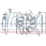 Ventilator, hlađenje motora NISSENS NIS 85893 IC-E3B298