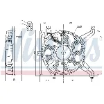 Ventilator, hlađenje motora NISSENS NIS 85894 IC-E5BC60