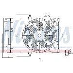 Ventilator, hlađenje motora NISSENS NIS 85896 IC-E3B29A