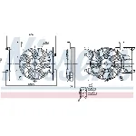 Ventilator, hlađenje motora NISSENS NIS 85897 IC-G0QQ23
