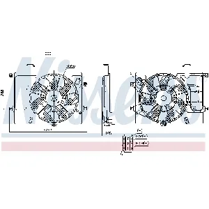 Ventilator, hlađenje motora NISSENS NIS 85897 IC-G0QQ23