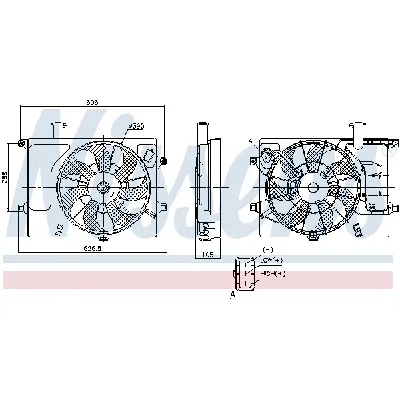 Ventilator, hlađenje motora NISSENS NIS 85897 IC-G0QQ23