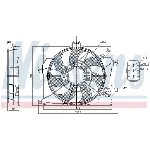 Ventilator, hlađenje motora NISSENS NIS 85898 IC-E5BC61