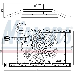 Ventilator, hlađenje motora NISSENS NIS 85920 IC-G07ROU