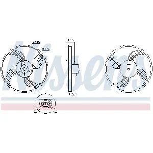 Ventilator, hlađenje motora NISSENS NIS 85928 IC-G07ROW
