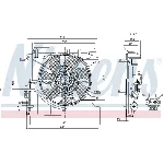 Ventilator, hlađenje motora NISSENS NIS 85939 IC-F4F660