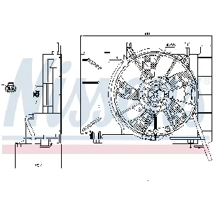 Ventilator, hlađenje motora NISSENS NIS 85941 IC-F529C1