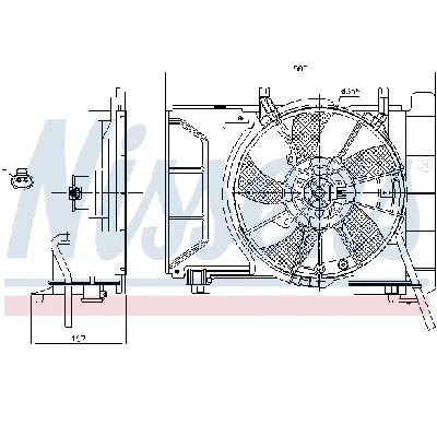 Ventilator, hlađenje motora NISSENS NIS 85941 IC-F529C1