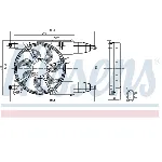 Ventilator, hlađenje motora NISSENS NIS 85942 IC-F529C2