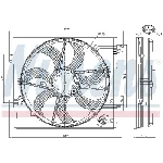 Ventilator, hlađenje motora NISSENS NIS 85946 IC-G05IVT