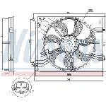 Ventilator, hlađenje motora NISSENS NIS 85948 IC-G07ROX