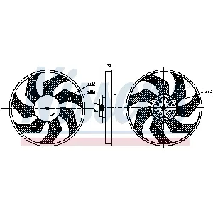 Ventilator, hlađenje motora NISSENS NIS 85956 IC-G0Q9JU