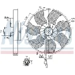 Ventilator, hlađenje motora NISSENS NIS 85957 IC-EBB27A