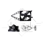 Ventilator, hlađenje motora NRF NRF 47020 IC-C2FF0B
