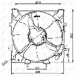Ventilator, hlađenje motora NRF NRF 47041 IC-C3CB02