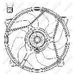 Ventilator, hlađenje motora NRF NRF 47069 IC-C2FF26