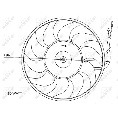 Ventilator, hlađenje motora NRF NRF 47071 IC-C2FF28