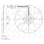 Ventilator, hlađenje motora NRF NRF 47204 IC-C3C9A0