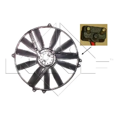 Ventilator, hlađenje motora NRF NRF 47300 IC-C3CA44