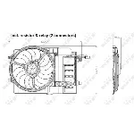Ventilator, hlađenje motora NRF NRF 47302 IC-C3CA8D