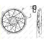 Ventilator, hlađenje motora NRF NRF 47324 IC-C3CAD3