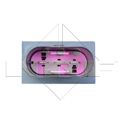 Ventilator, hlađenje motora NRF NRF 47386 IC-C3C9A9