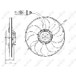 Ventilator, hlađenje motora NRF NRF 47393 IC-C3C9B0