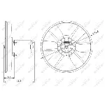 Ventilator, hlađenje motora NRF NRF 47401 IC-C3CAEB