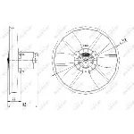 Ventilator, hlađenje motora NRF NRF 47402 IC-C3C9B7