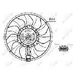 Ventilator, hlađenje motora NRF NRF 47418 IC-C3A6F9