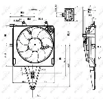 Ventilator, hlađenje motora NRF NRF 47431 IC-CFC208