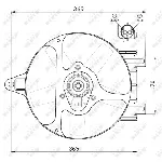 Ventilator, hlađenje motora NRF NRF 47454 IC-D11EFC