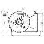 Ventilator, hlađenje motora NRF NRF 47459 IC-CFC216