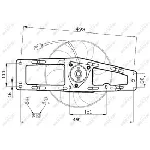 Ventilator, hlađenje motora NRF NRF 47476 IC-CFC225