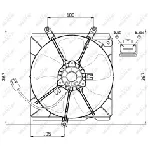 Ventilator, hlađenje motora NRF NRF 47479 IC-CFC228