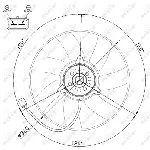 Ventilator, hlađenje motora NRF NRF 47480 IC-CFC229