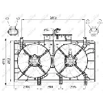 Ventilator, hlađenje motora NRF NRF 47493 IC-CFC234