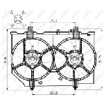 Ventilator, hlađenje motora NRF NRF 47497 IC-CFC238
