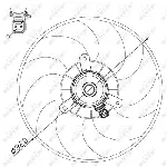 Ventilator, hlađenje motora NRF NRF 47514 IC-CFC246