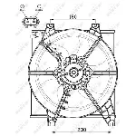Ventilator, hlađenje motora NRF NRF 47546 IC-CFC261