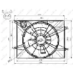 Ventilator, hlađenje motora NRF NRF 47561 IC-D09BB9