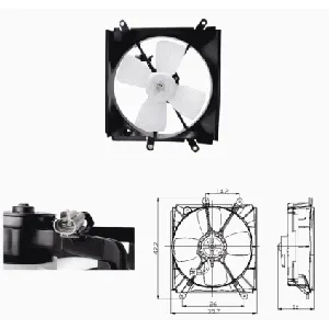 Ventilator, hlađenje motora NRF NRF 47693 IC-D11D58