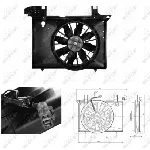 Ventilator, hlađenje motora NRF NRF 47703 IC-D11D61
