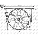 Ventilator, hlađenje motora NRF NRF 47727 IC-DF1C9E