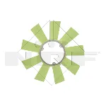 Ventilator, hlađenje motora NRF NRF 49812 IC-E2719E
