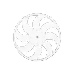 Ventilator, hlađenje motora OE RENAULT 92 12 013 71R IC-G0NDQJ