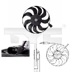 Ventilator, hlađenje motora TYC TYC 802-0001 IC-B44F55